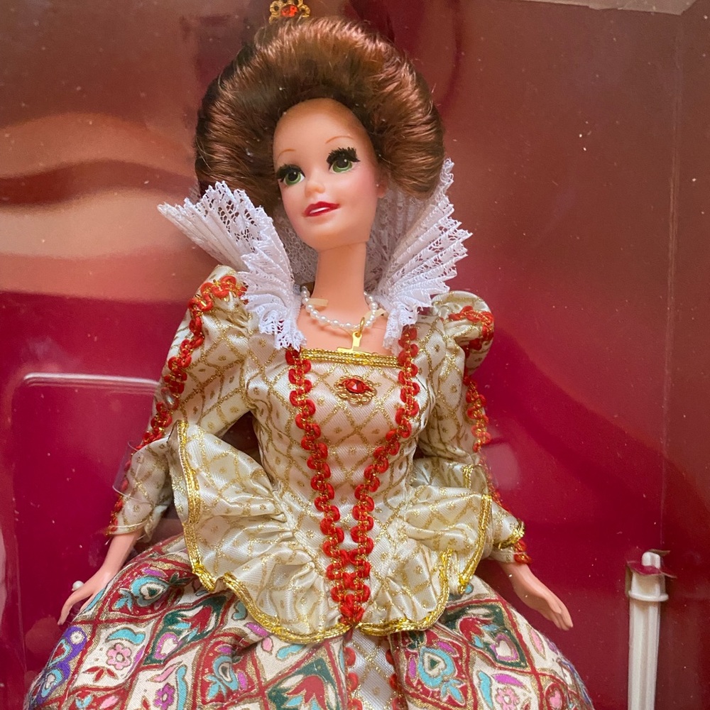 Queen Elizabeth Barbie in Box